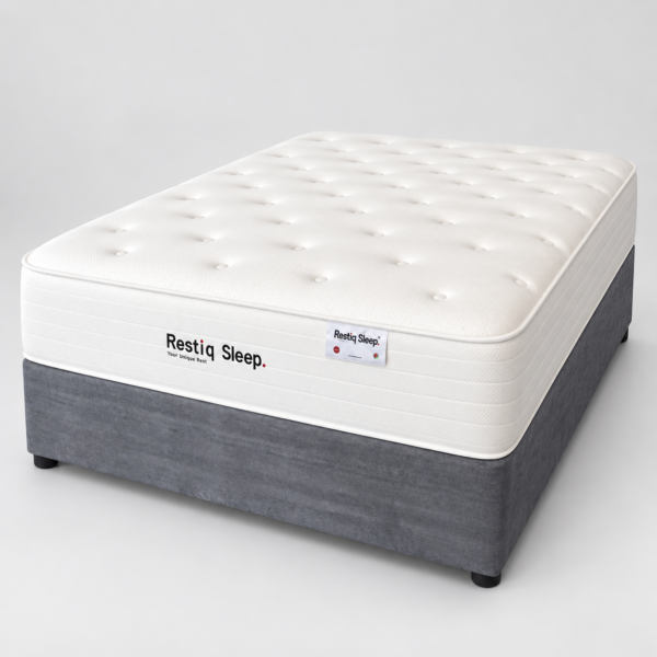 Restiq GentleNest pocket spring mattress and bed set
